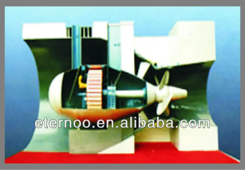 Bulb type water turbine