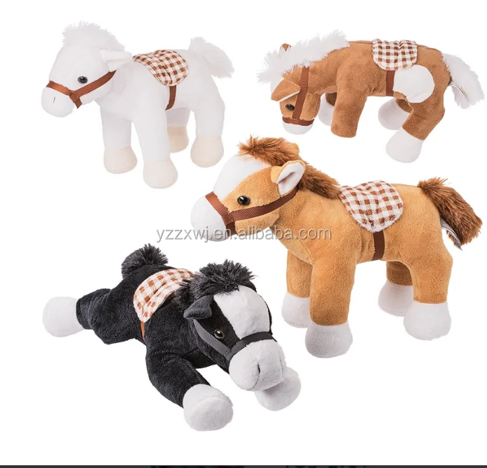 plush horse 10-inch cute pony children accompany Doll factory direct sales Eco-friendly fabric for pregnant women and children