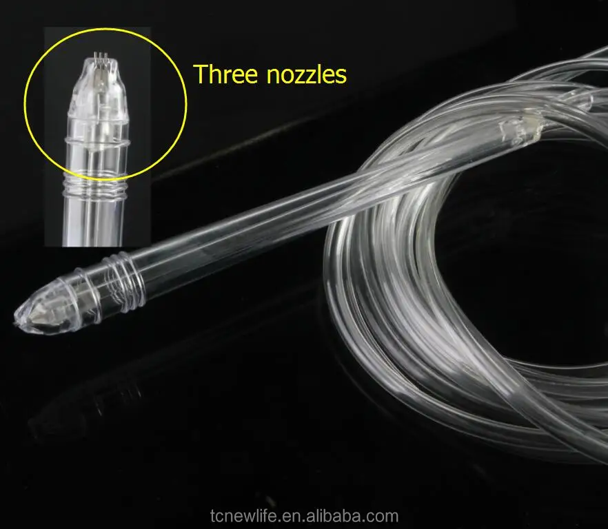 oxygen water jet peel handle with three nozzles