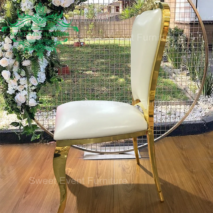 Modern stainless steel frame used hotel chairs for sale