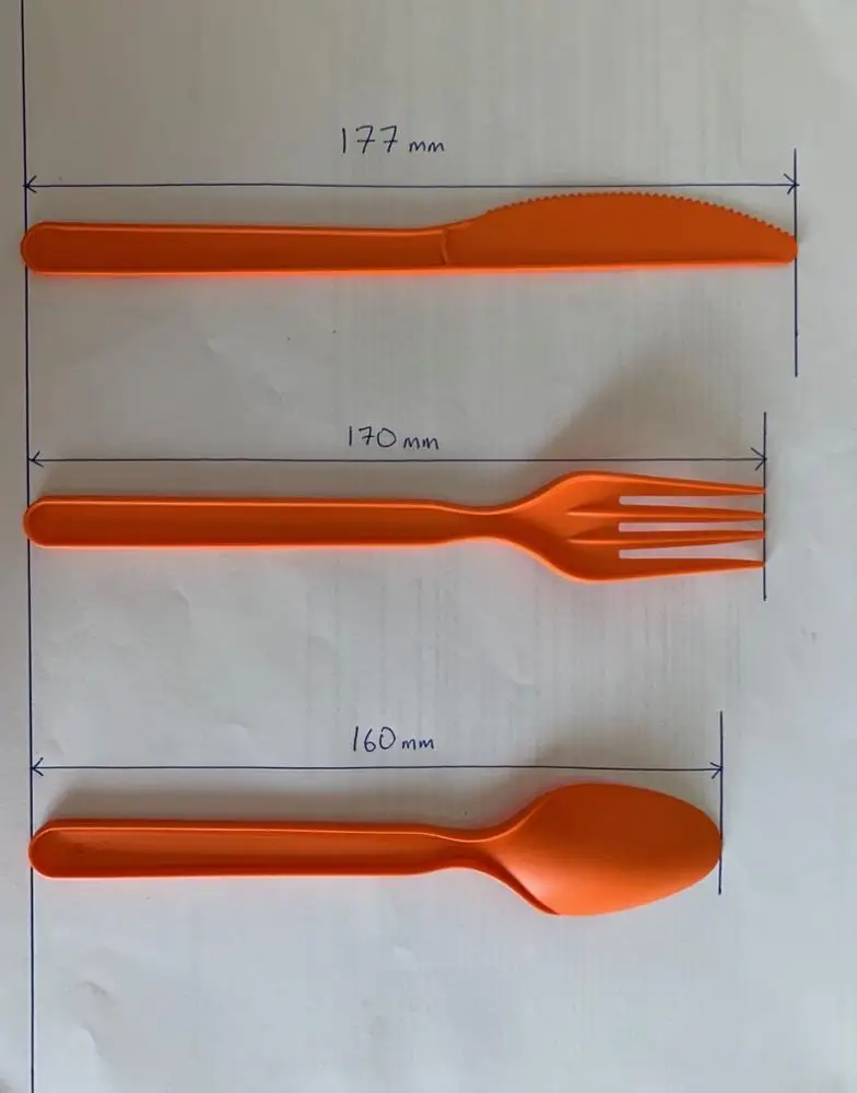 100% compostable cutlery cpla fork biodegradable cutlery cpla tea spoon knife