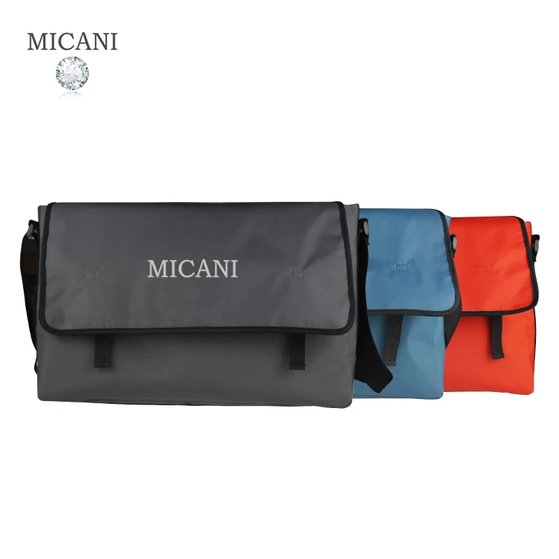
Micani Hot Selling Custom Made Men Crossbody Bags Shoulder Crossbody messenger Satchel with Water Resistant Materials 