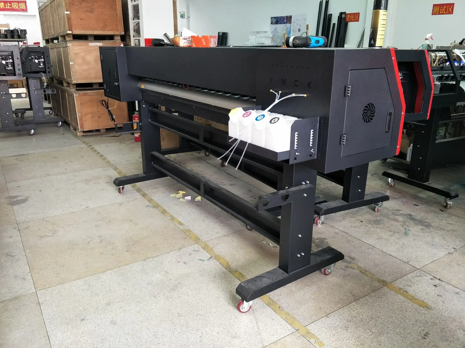 TJET 16dx7-1 1.6M 5ft dx7 industrial heavy duty inkjet punch printer 4 color for large format printing