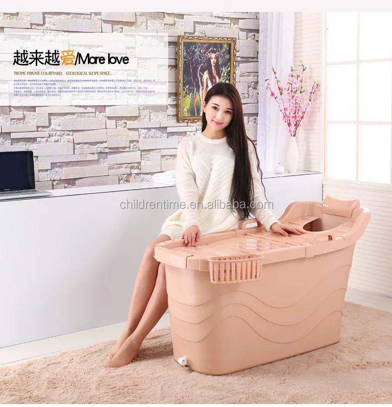 plastic 1 person inflatable hot tub for bathroom design