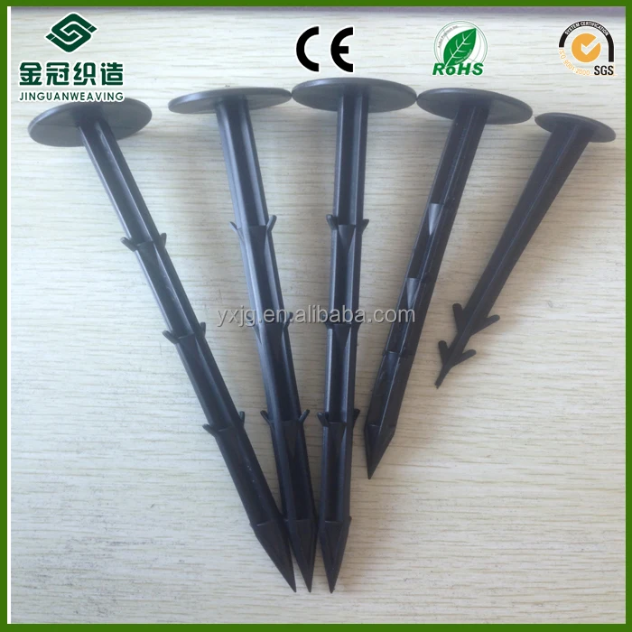 plastic iron  garden pegs