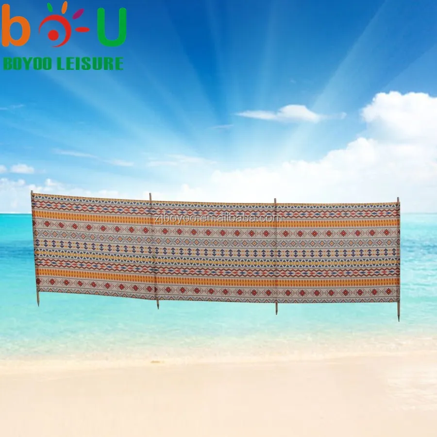 Легкий лагерь Shore 5 древесины Полюс пляжа ветрового стекла доступны в различных размерах