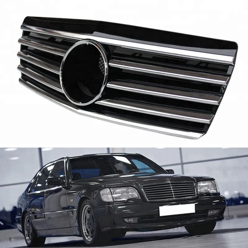 Black Grille for Mercedes Benz W140 grill for Mercedes Benz S CLASS 92-98