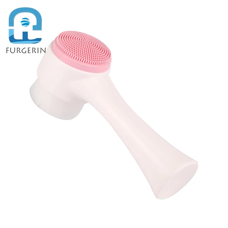 Soft fiber physical deep manual facial face cleaning brush for beautiful lady