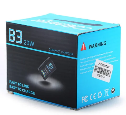 New B3 20W Balance Charger 2S-3S Lipo Battery Charger for RC Helicopter Model