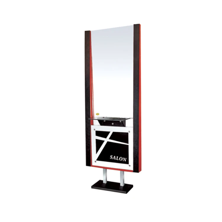 Whole sale quality salon equipment LUMINA Italian styling stainless steel mirror station supplier factory