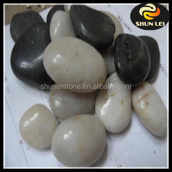fine quality high polished pebble black color