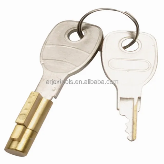 
Trailer lock and key for coupling 