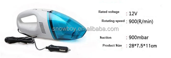 Home and Car 2 in 1 Wet and Dry Dual Use Portable Mini Car Vacuum Cleaner