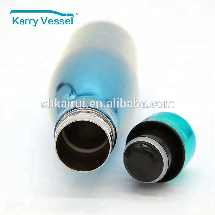 Stainless steel water bottle 500ml 750ml thermos cola shape vacuun flask water bottle