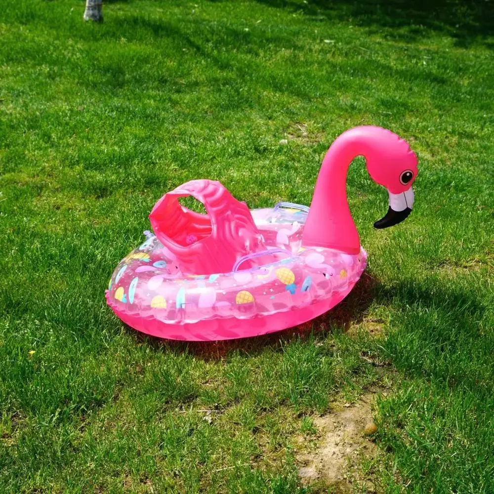 Надувное детское сиденье для плавания фламинго единорог лебедь плавательное кольцо ПВХ розовое плавающее бассейна