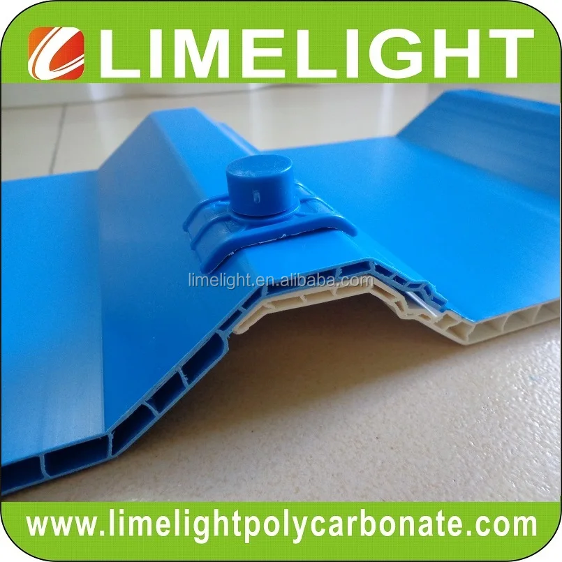 LIMELIGHT corrugated twinwall PVC roofing sheet