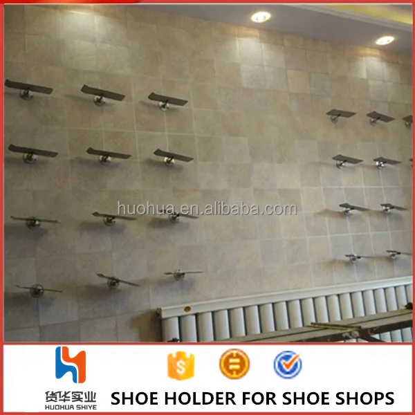 huohua metal material useful and inexpensive new sneakers display racks