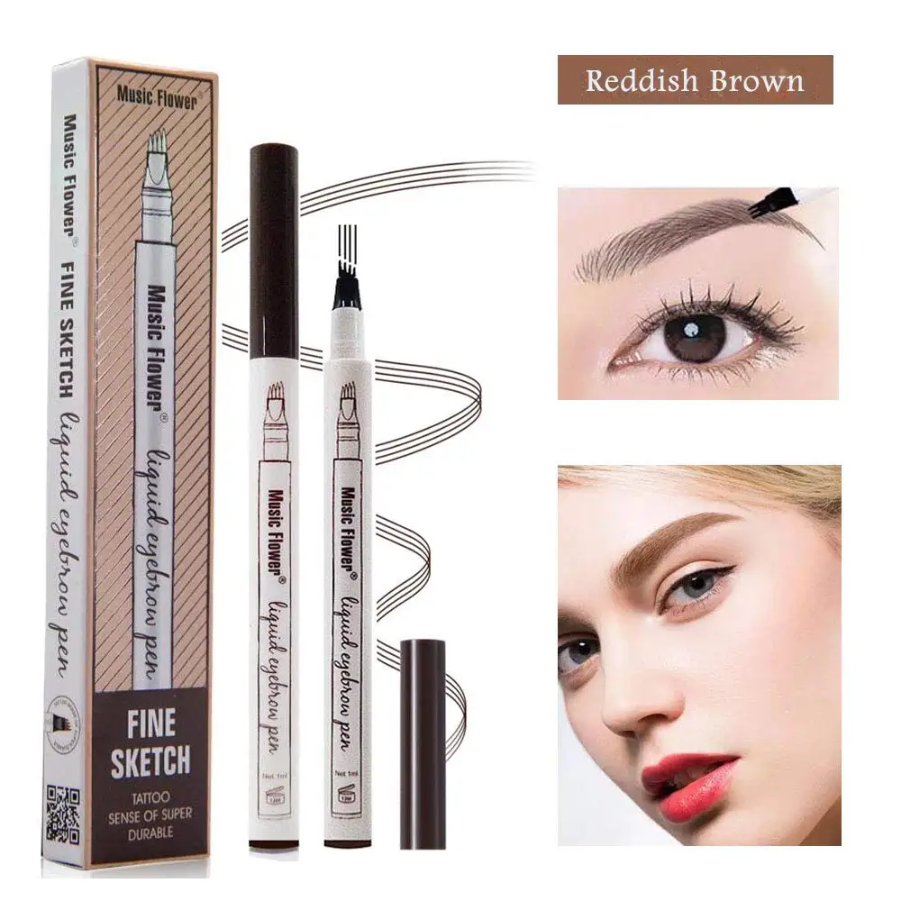 Ready to Ship In Stock Fast Dispatch Accept OEM fine sketch liquid 3d eyebrow pencil tattoo pen waterproof eyebrow pencil