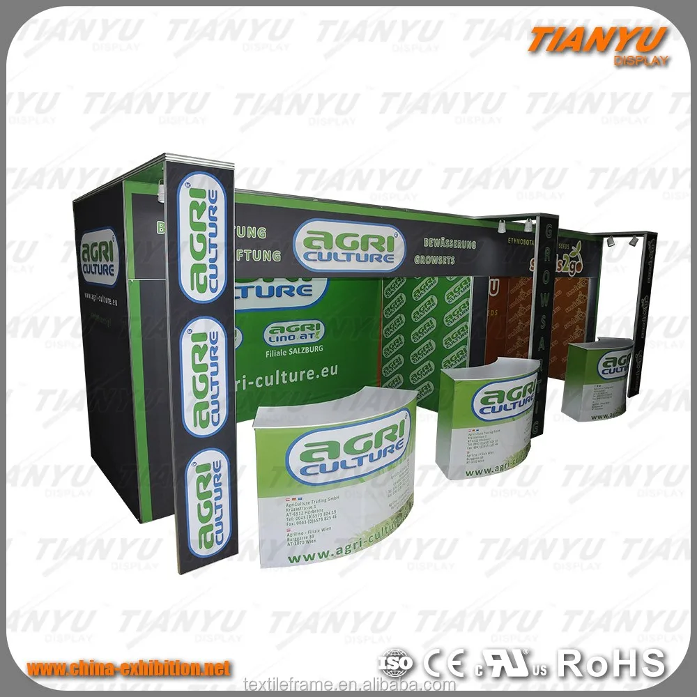 
Hot 3x3 customized modular aluminum frame exhibition booth made in china 