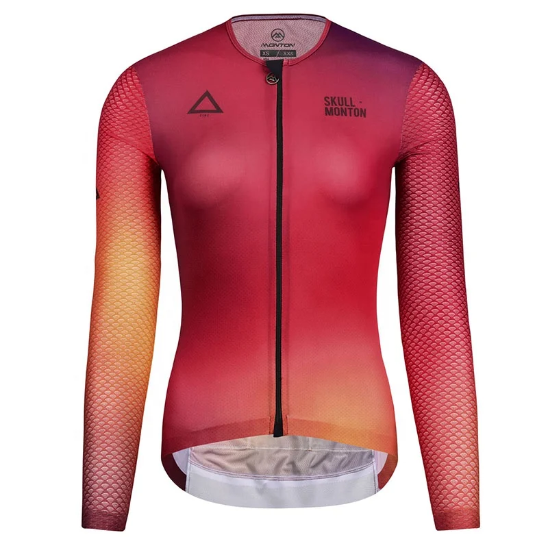 Lightweight Summer UV Sun Protection Ladies Bicycle Bike Clothing Top Women Long Sleeve Cycling Jersey