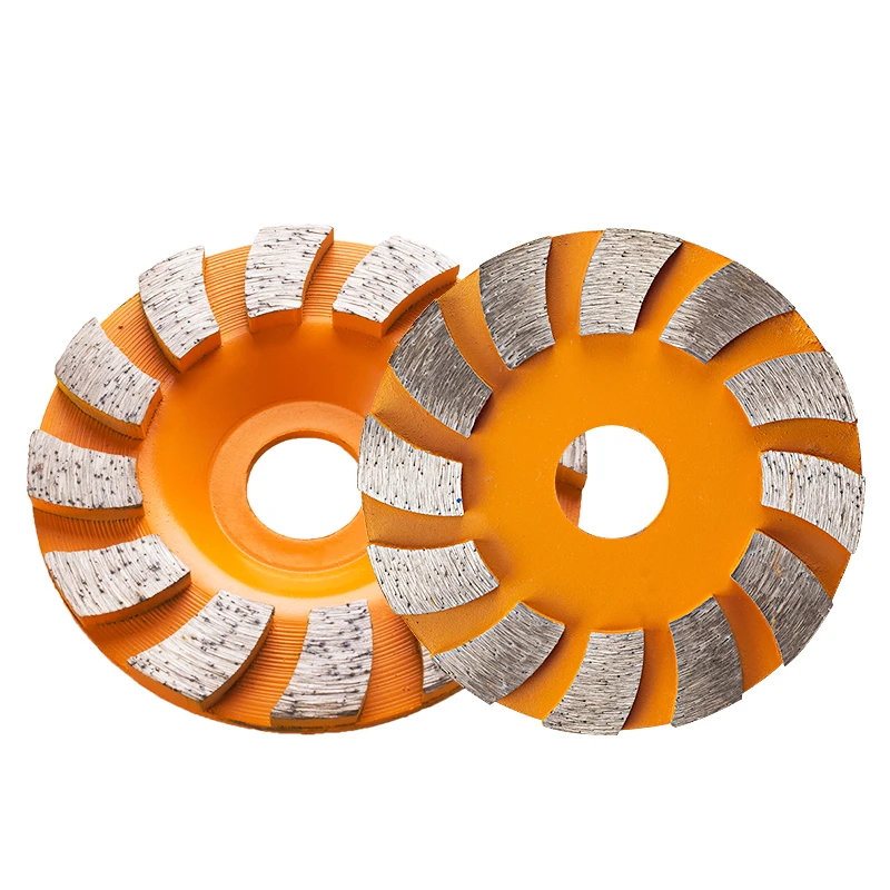 Changli Orange 90mm 1.9mm segment thickness 8mm segment highness 20mm inner hole concrete cup wheel