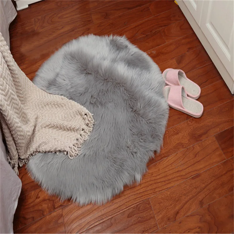 Medical Grade sheep skin area rug kids animal floor fluffy OEKO-TEX Fur Carpets natural shaggy Shearling Sheepskin Rug For Baby