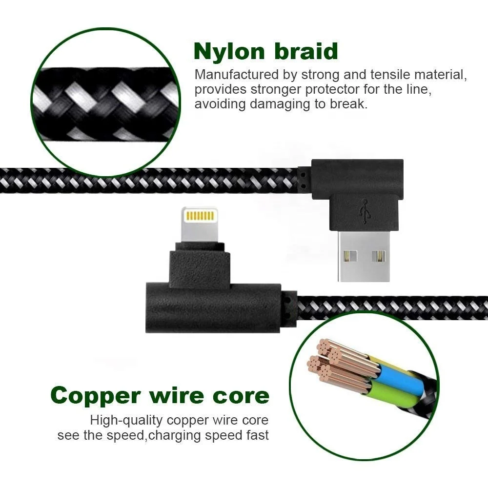 Free Shipping 1M USB Phone Cable Fast USB Charging Cables for iPhone 5 6 7 USB Data Cables