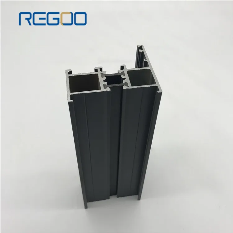 Regoo 6063 t5 aluminum wood grain Windows profiles Algeria aluminum profile