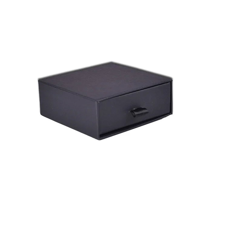 Drawer jewelry paper packing up and down cover jewelry box Ring watch gift box custom logo with good price