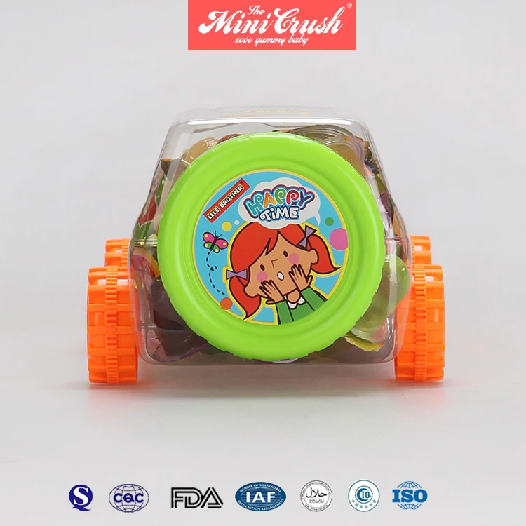 Смешанный фруктовый вкус, Кислая Желейная фасоль, Халяль, сладкая Конфета в баночке для животных