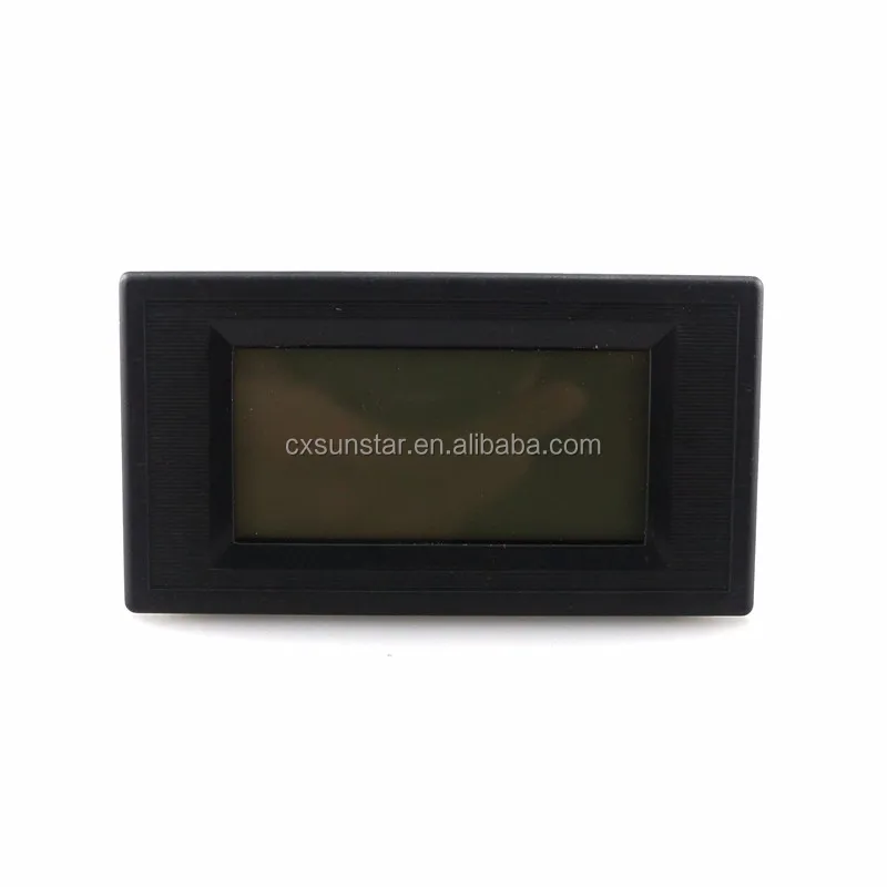 DC +/-100A 12V Digital LCD Ammeter Ammpere Current Panel MeterPositive Negative Tester Blue Backlight 3 Digit Four Wires