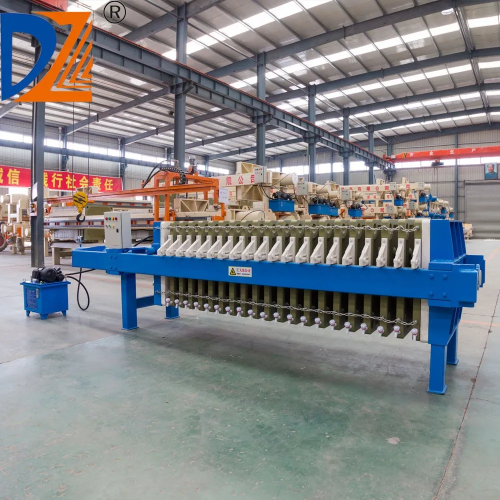 Carton Box Plant Print Ink Waste Water Treatment Filter Press Machine Filtration Factory