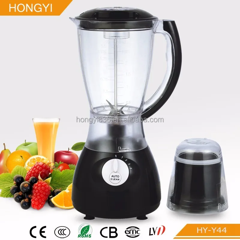 220V 2 in 1 blender  1.5L high cheap price fruit  mixer juicer blenders electric plastic table  blender