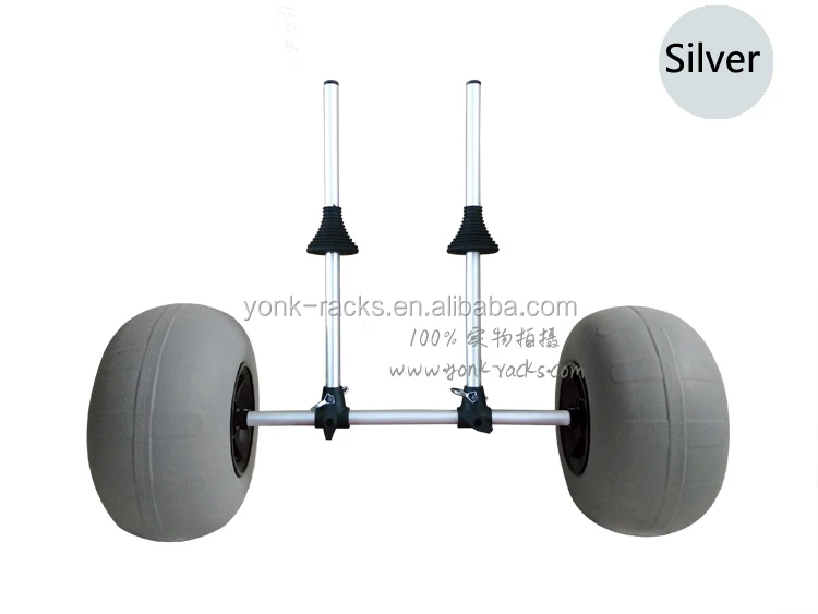 boat transport, boat trailer with inflatable PU beach wheels