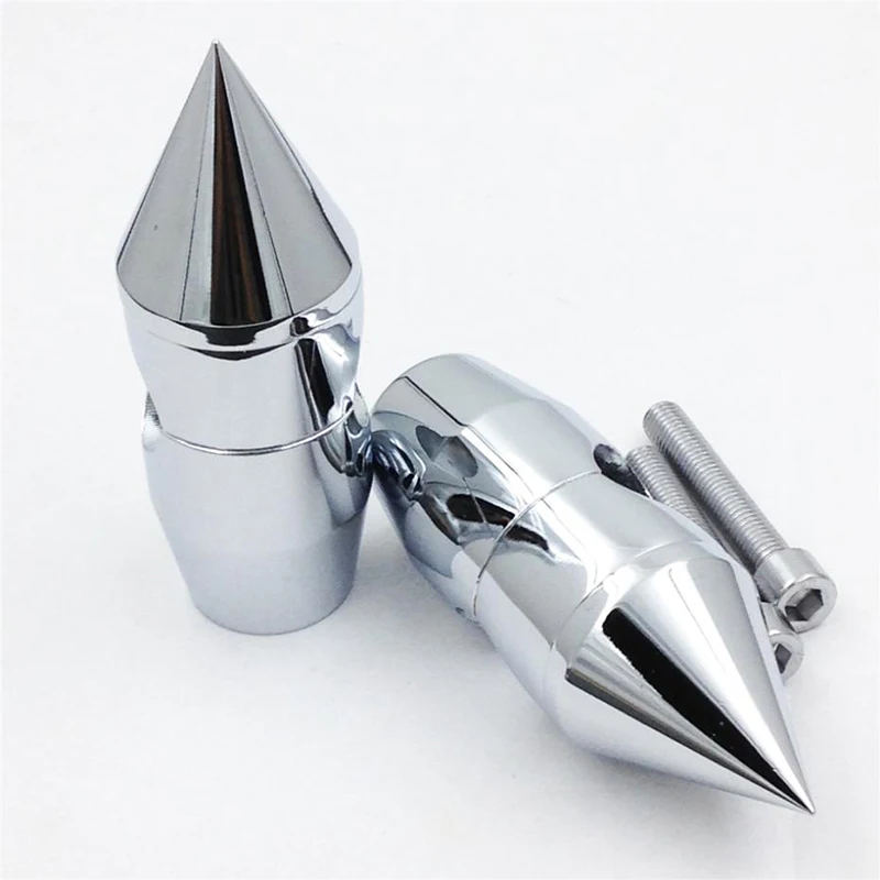 Motorcycle Gandlebar Risers For Harley Cruisers Choppers Metrics For Victory CHROME 1' inch Spike