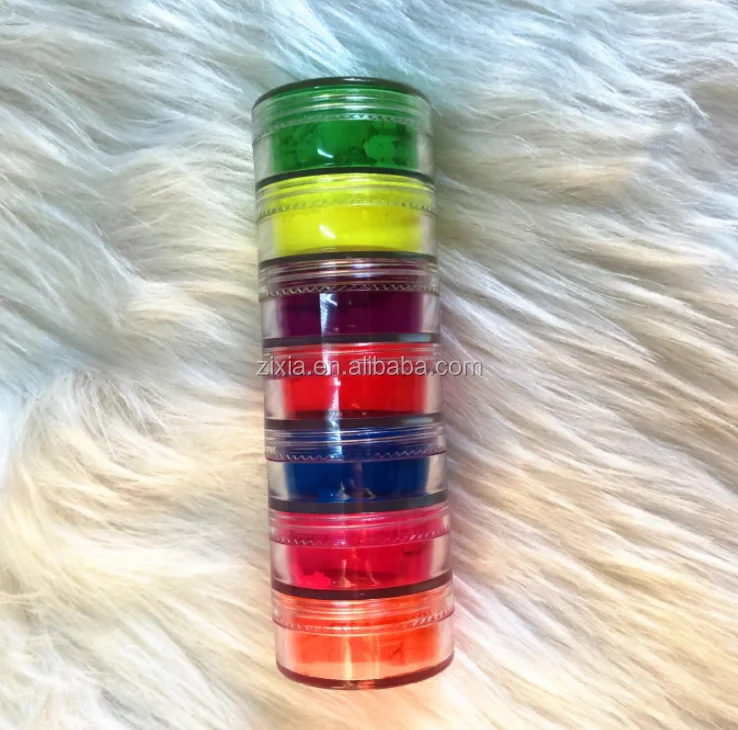 
New Hot Summer Create smoky eyes makeup loose eye shadow 7 colors/set Green Pink Blue Red Matte Long-wear Waterproof eyeshadow 