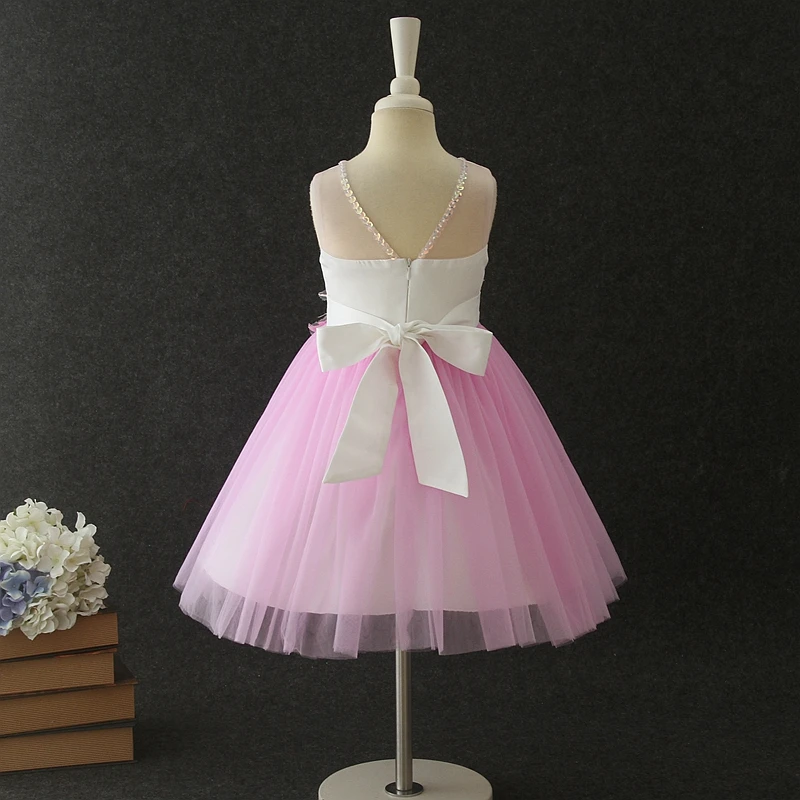 Ready to ship modern light blue 3-5 year old girl evening party daily casual dress