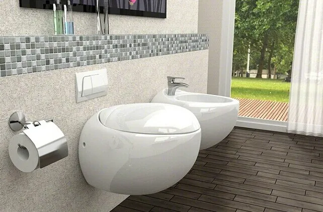 KB-138 яйцевидной формы вилла настенный туалет ванная комната висит уборной