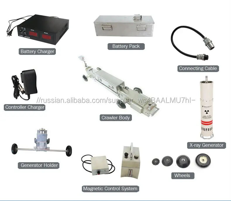 Nk radiographic pipeline crawler equipment