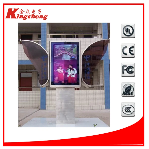 Новый периметру рекламный светодиодный дисплей открытый жк-дисплей газета