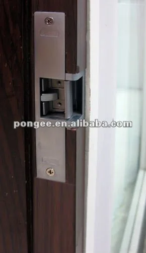 DC12V 24V Fail Secured Type Electric Strike Pair with latch bolt mechanical lock