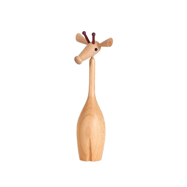
Nordic wooden animal giraffe crafts and arts and handcrafted wood products Can be 360 Degrees Activity for home decor 