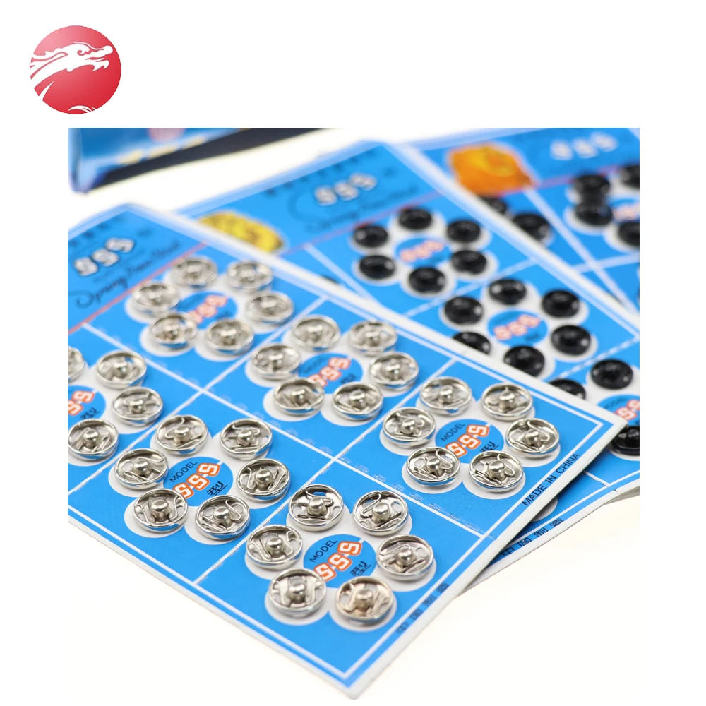 
Good Quality Spring Press Stud Decorative Heavy Duty Snap Button 