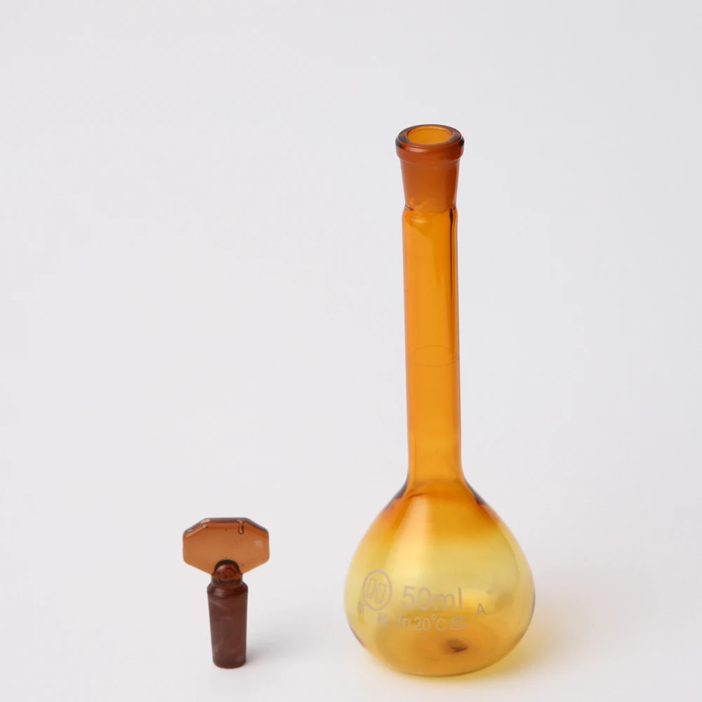 
Huaou amber glass graduated volumetric supplier 