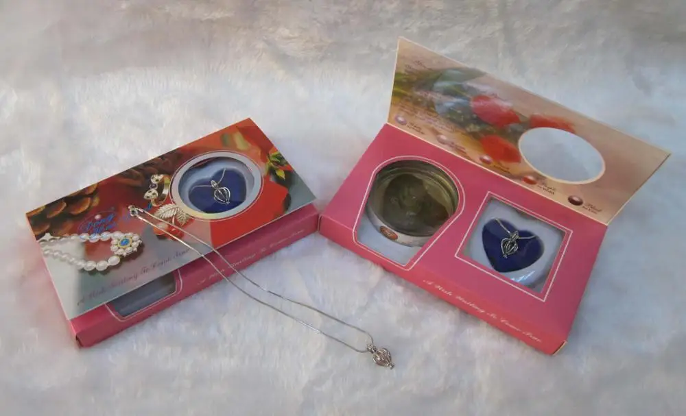 32 Style of DongHui Wish Pearl Box Matched Different Pendants,christmas Pearl Gift Set