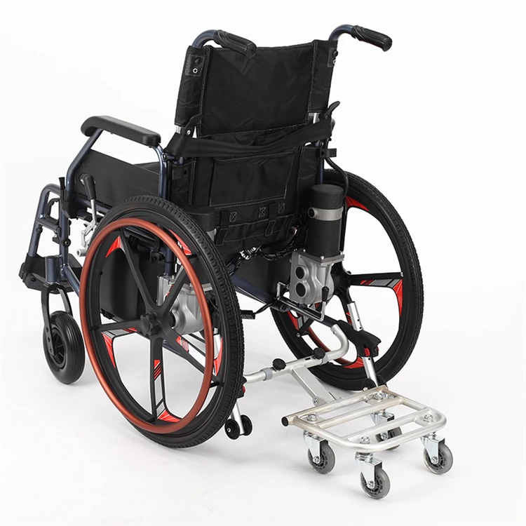 China wheelchair wholesalers standard aluminum handicapped cheapest portable foldable power electric wheelchair for old man
