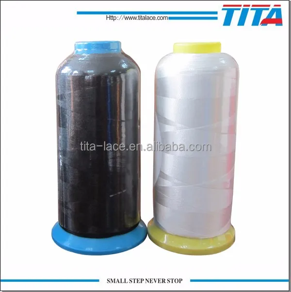 Ricoma machine used 120D/2 polyester embroidery thread