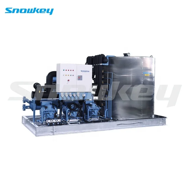 
Snowkey Salt Sea Water 25 ton Flake Ice Machine For Ice Plant 