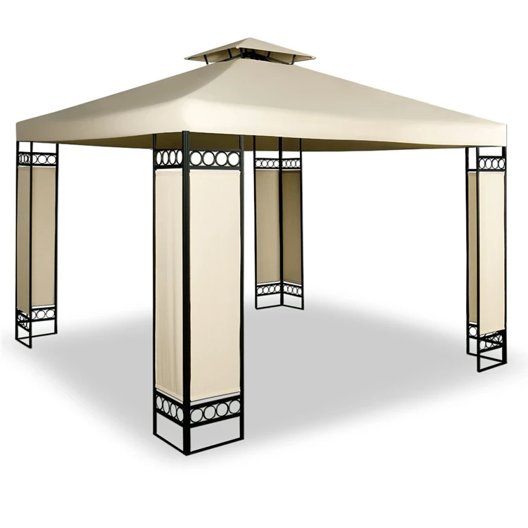 Frame Retractable Awning Gazebo For Garden Metal
