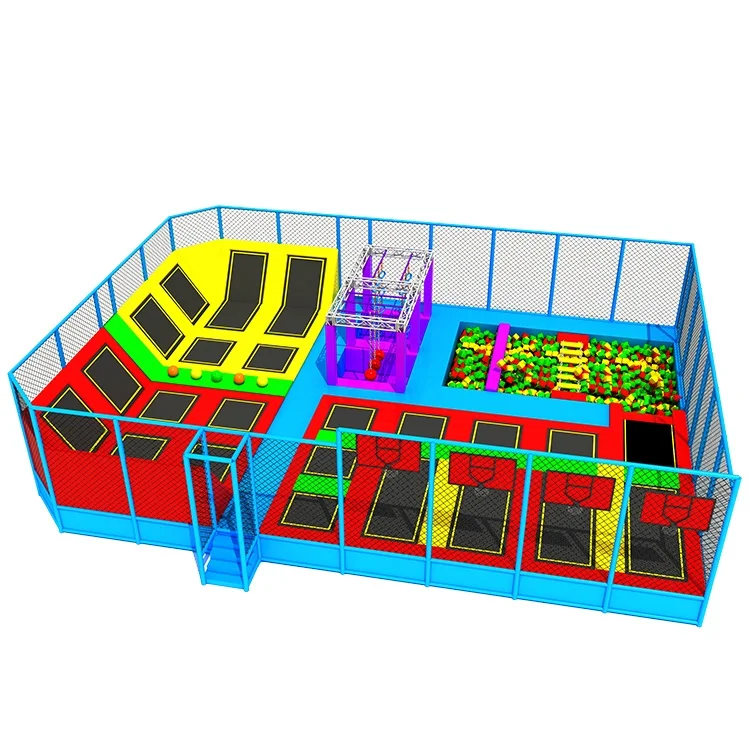 OEM indoor playground jumping trampoline parts for adult